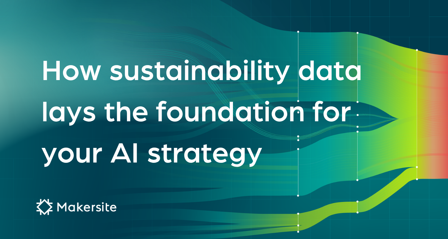 How sustainability data lays the foundation for your AI strategy